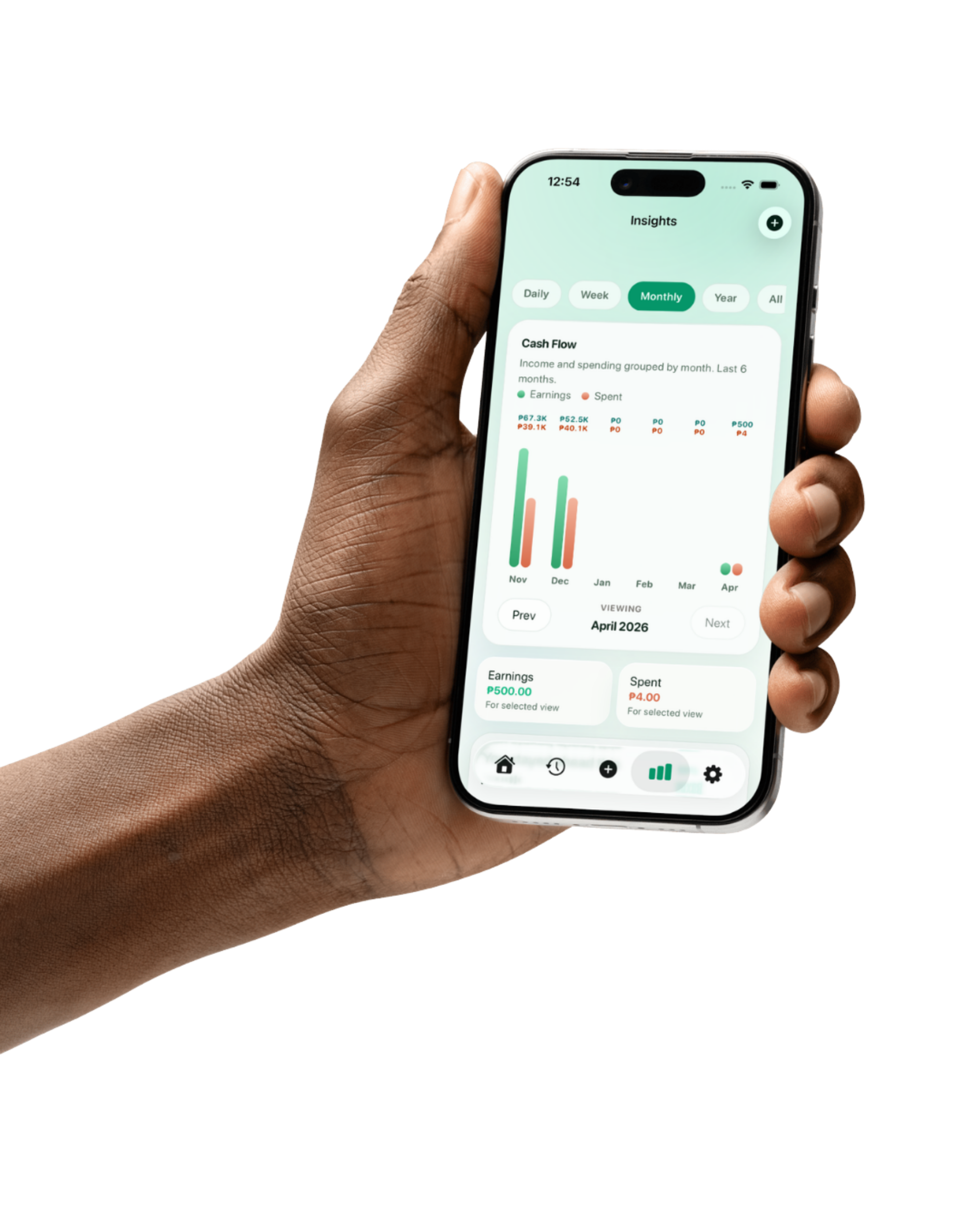 KwartaPlus insights screen